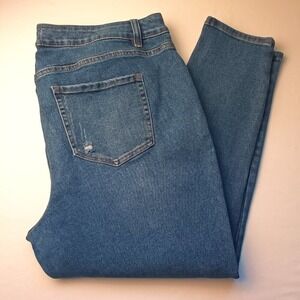 Lane Bryant Denim Jeans Size 20 High Rise Skinny Leg Medium Wash Classic Stretch